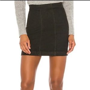 Free People Modern Femme Denim Mini Skirt | Size 0